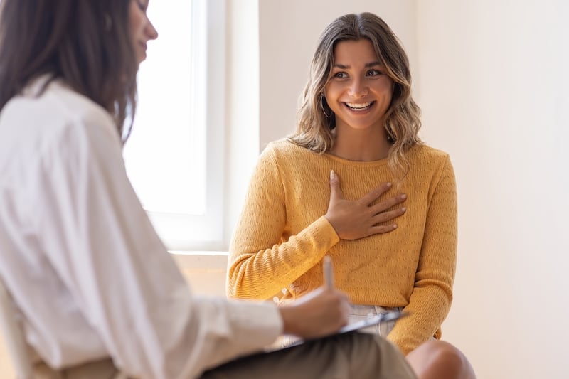 woman during doctor appointment